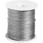 Ocelové lanko šedé, 0,8 mm, 1 kg (500 m) – Hledejceny.cz