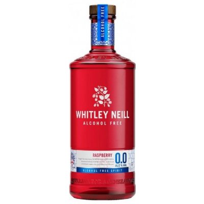 Whitley Neill raspberry ALCOHOL FREE gin 0% 0,7 l (holá láhev) – Sleviste.cz