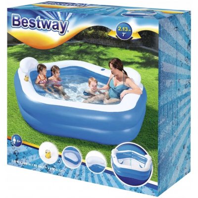 Bestway 54153 Family Fun 213 x 207 x 69 cm – Zboží Dáma