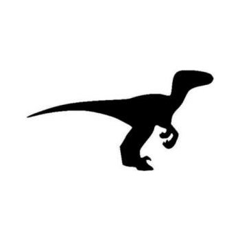 Tyranosaurs plastová šablona 114 A 6,5x9cm