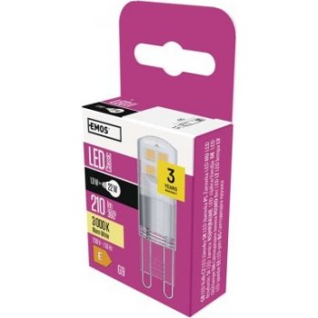 Emos LED žárovka Classic JC 1,9W G9 teplá bílá