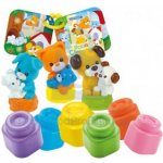 Clementoni CLEMMY Set baby kostky gumové vonící + knížka domácí zvířátka – Zboží Živě