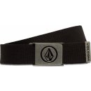 Volcom pásek Circle Web stoney black