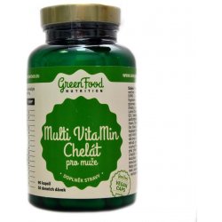 GreenFood Multi VitaMin Chelát pro muže 90 kapslí