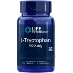 Life Extension L-Tryptophan 90 vegetariánská kapsle 500 mg