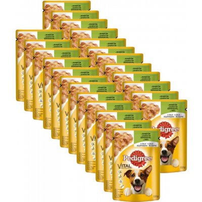 Pedigree Kapsička adult jehněčí v želé 24 x 100 g