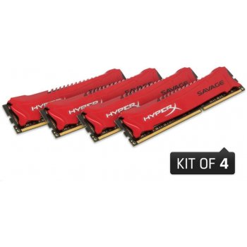 Kingston HyperX Savage DDR3 32GB (4x8GB) 2133MHz CL11 HX321C11SRK4/32