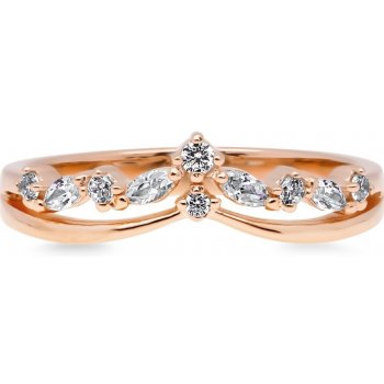 Emporial prsten Princeznina korunka růžové zlato MA R0440