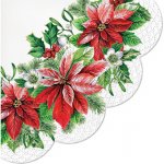 PAW Ubrousky R Glory Poinsettia 32cm – Zboží Dáma