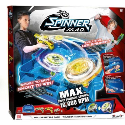 Silverlit DELUXE BATTLE PACK 2 SPINNERY pistole – Zboží Dáma