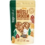 Topnatur Vánoční Müsli srdcem Vanilkový rohlíček 300 g – Hledejceny.cz