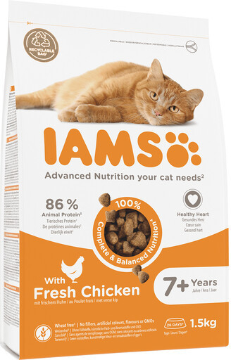 IAMS For Vitality Cat Senior Chicken 1,5 kg