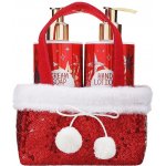 Vivian Gray Christmas Red tekuté mýdlo 500 ml + mléko na ruce 500 ml + taštička, dárková sada – Sleviste.cz