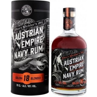 Austrian Empire Navy Solera 18y 40% 0,7 l (tuba) – Zboží Mobilmania