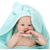 Osuška pro miminko Canpol babies Měkká osuška s kapucí a ušima 100x100cm KRÁLÍČEK