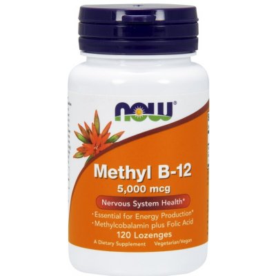 Now Foods Methyl B-12 5 000 mcg 120 pastilek – Hledejceny.cz