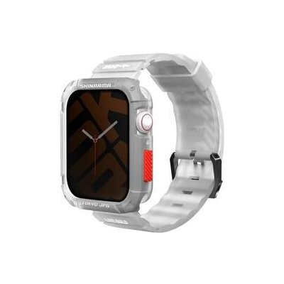 Skinarma Shokku + Kurono pouzdro na Apple Watch 45/44 mm průhledný SK-SHOKKU-FRT45 – Zboží Živě