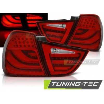 Světla zadní BMW E90 09-11 RED LED BAR – Zboží Mobilmania