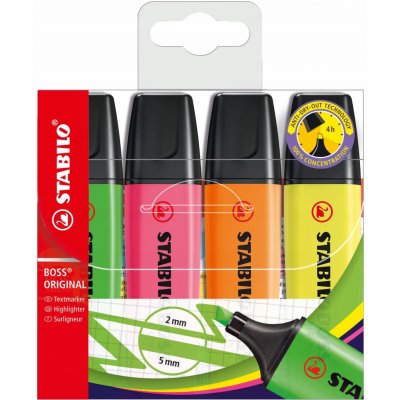 Stabilo Boss Original 4 ks – Zboží Dáma