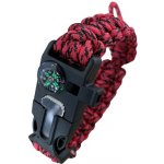 KPZ Outdoor Paracord 5 v 1 nastavitelný červená/černá – Sleviste.cz