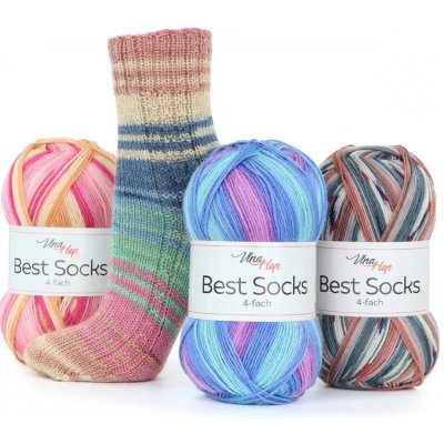 Best Socks - Vlna Hep - Ponožková příze 4 nitka Barva: 7406