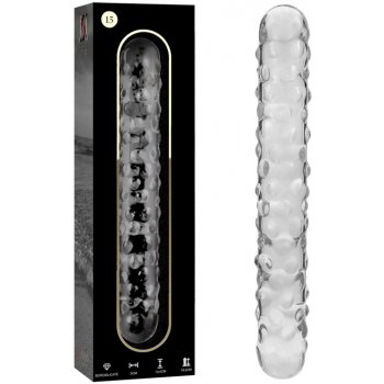 Ibiza Nebula Model 15 Dildo Borosilicate Glass 18.5 x 3 cm Clear