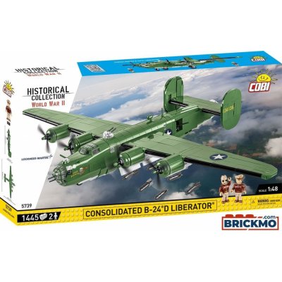 Cobi 5739 II WW Consolidated B 24D Liberator, 1:48, 1445 kostek – Zboží Dáma