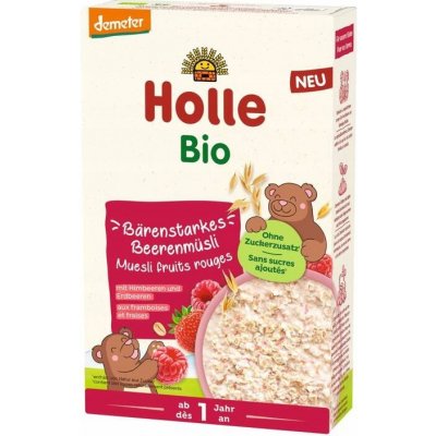 Holle Bio Müsli s kousky jahod a malin 200 g – Zboží Dáma