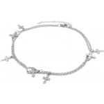 BRUNOshop Dvojitý řetízek na nohu S3017 – Zboží Dáma