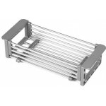 Odkapávač do dřezu teleskopický 35-62x16cm Cr/šedý plast J1931000 – Hledejceny.cz