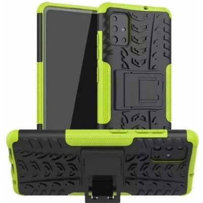 Odolné pouzdro PANZER CASE NEO na mobil Samsung Galaxy A71 Zelené (Odolný kryt či obal Panzer na mobil Samsung Galaxy A71 se stojánkem - Zelený)