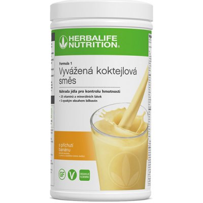 Herbalife Formula 1 koktejl 550 g Banán – Zboží Mobilmania