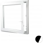 ALUPLAST Plastové okno jednokřídlo bílé 130x140 Levé, Dvojsklo – Hledejceny.cz