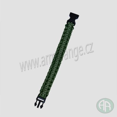 Náramek "PARACORD", šíře 2,3 cm, olivová – Hledejceny.cz