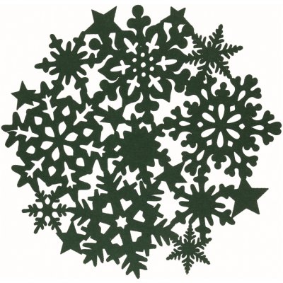 Toro prostírání VÁNOČNÍ KULATÉ 38CM PLSTĚNÉ – Zboží Dáma