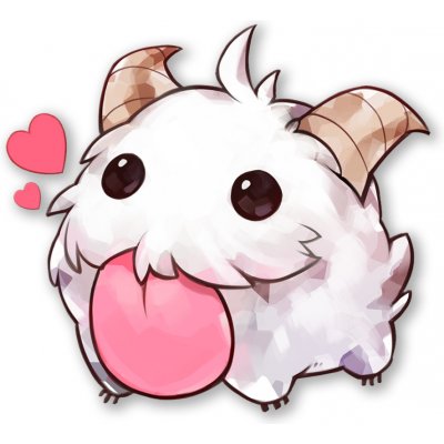 League of Legends Samolepka Cute Poro – Zboží Mobilmania