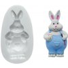 Pečicí forma Silikomart forma na cukrovou hmotu SLK 041 zajíc 53x43 mm Sugarflex Rabbit