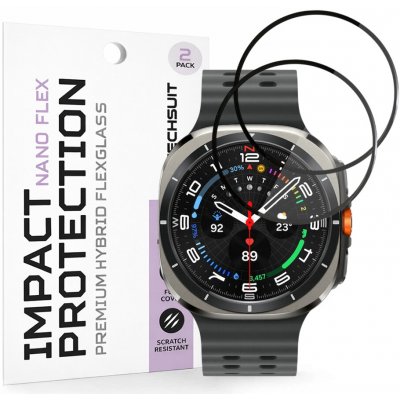Techsuit Nano Flex (2 pack) Samsung Galaxy Watch Ultra 47mm černá 174534 – Sleviste.cz