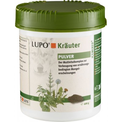 Luposan KräuterKraft 30, Bylinky pro psy mletý prášek 600 g – Hledejceny.cz