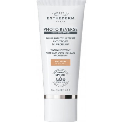 Esthederm Photo Reverse Tónovaný krém s velmi vysokou ochranou SPF50+ Medium 50 ml – Zboží Dáma