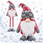 Jipos Tools Vánoční skřítek, teleskopický 45-65cm, červený 26241_CZE JIPOS – Hledejceny.cz