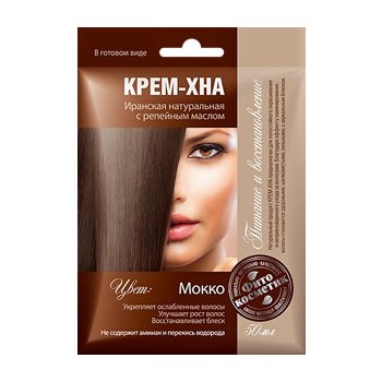 Fitokosmetik krémová henna s lopuchovým olejem Mocca 50 ml