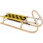 Sulov Sáně dřevěné 67 délka 95 cm žluto-černá – Hledejceny.cz