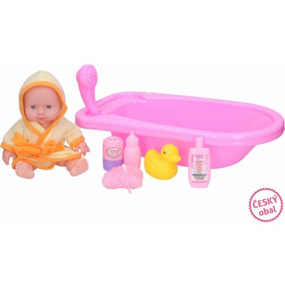 Wiky Miminko s vaničkou set 24 cm – Zboží Mobilmania