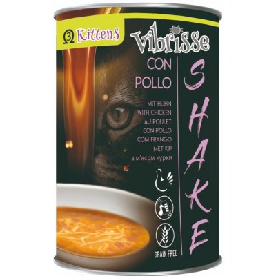 Vibrisse Shake Kitten Kuřecí polévka s omega 3 135 g – Zboží Mobilmania