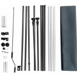 Aga Teleskopická markýza 300x120 cm Šedá – Hledejceny.cz