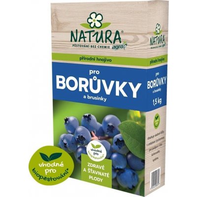 AGRO CS NATURA Přírodní hnojivo pro borůvky a brusinky 1,5 kg