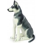 andos ZOO pes husky sedící + ocas 43 cm 90 cm – Zbozi.Blesk.cz