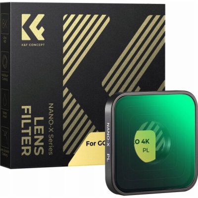K&F Concept Polarizační filtr PL pro kameru GoPro Hero 4K 2024 1.2879 – Zboží Živě