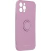 Pouzdro a kryt na mobilní telefon Pouzdro Roar Amber Apple iPhone 12 Pro, fialové
